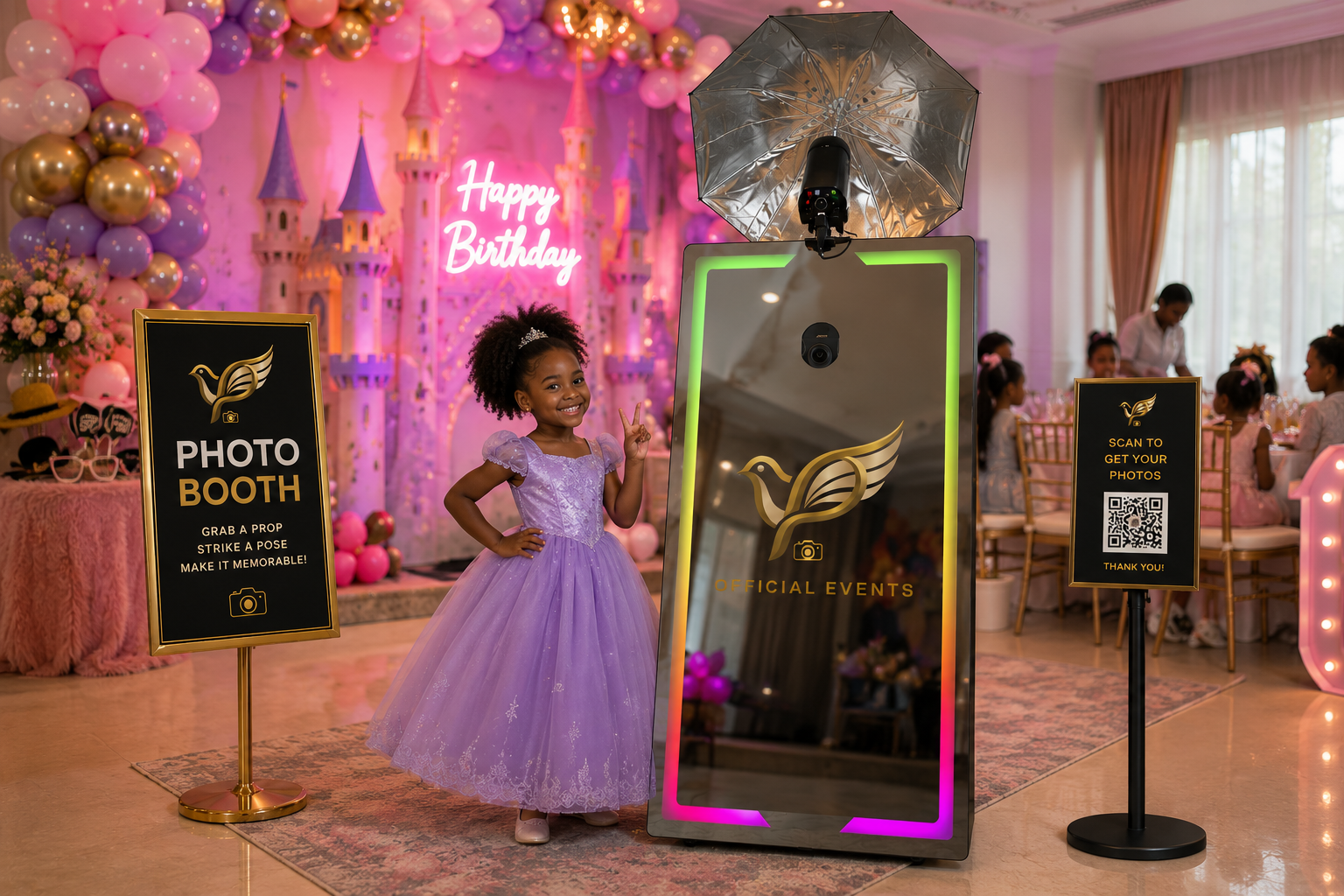 Premium Photo Booth experience.